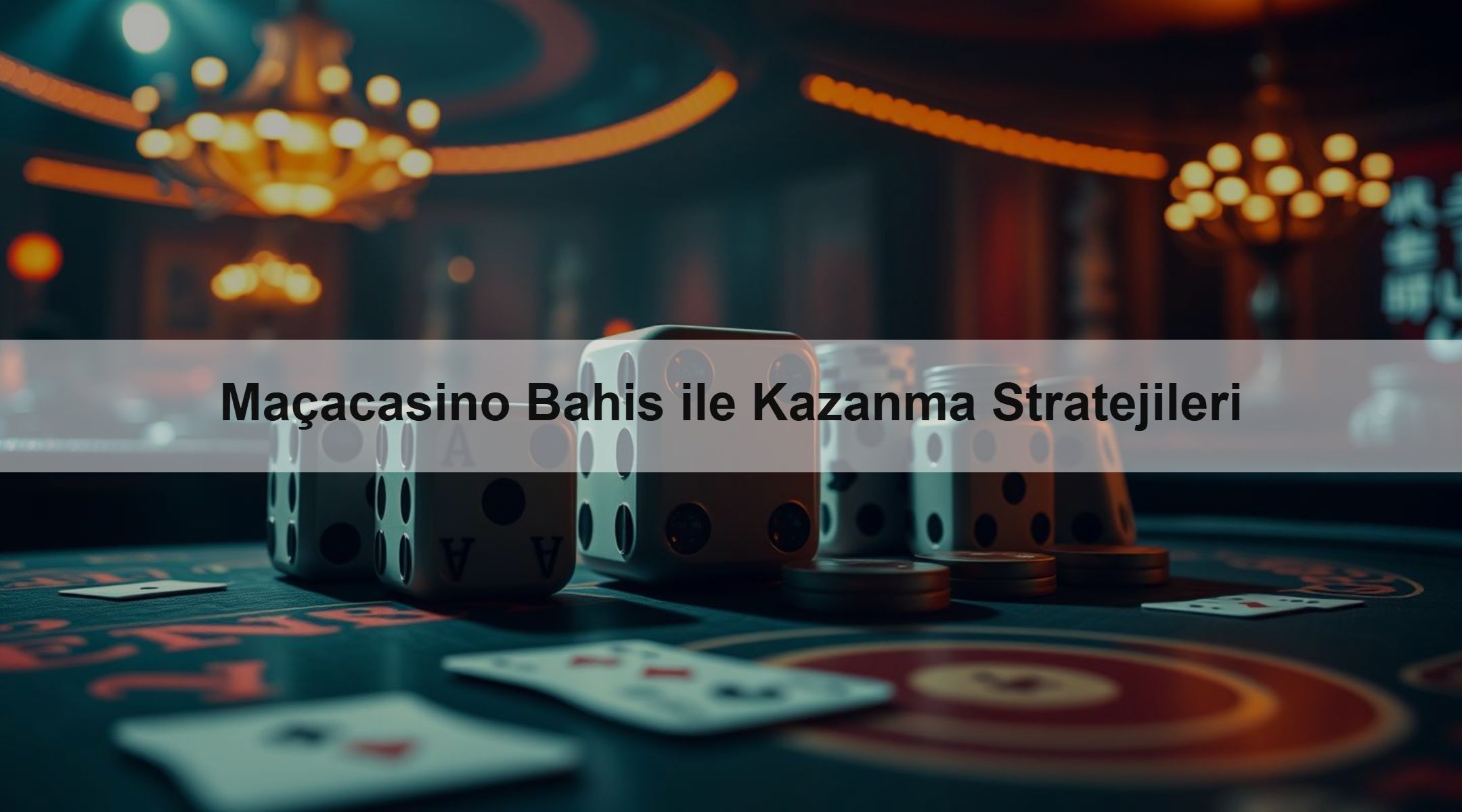 Maçacasino Bahis ile Kazanma Stratejileri